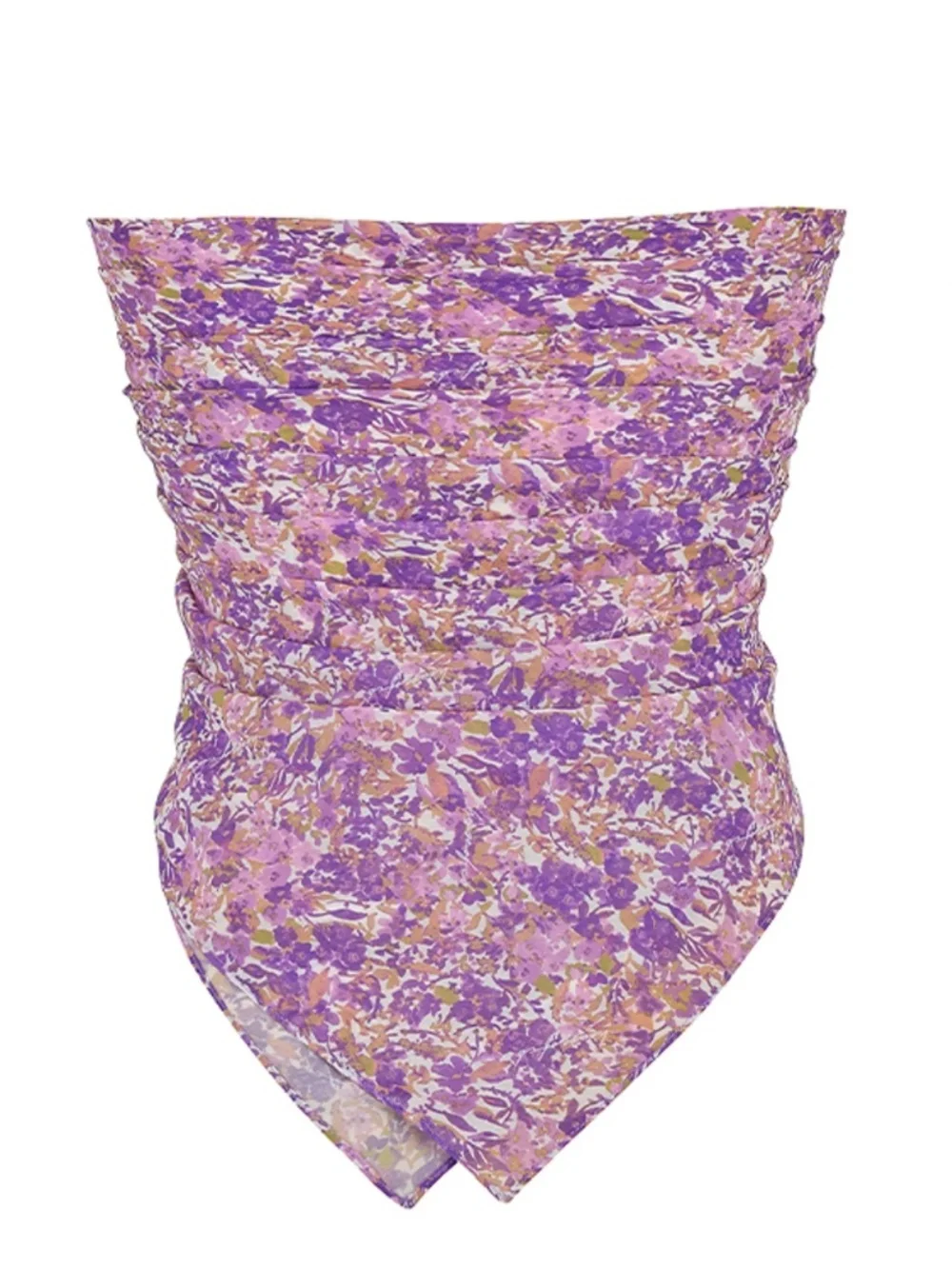 NWT House of CB Violet Floral Multi Use Scarf